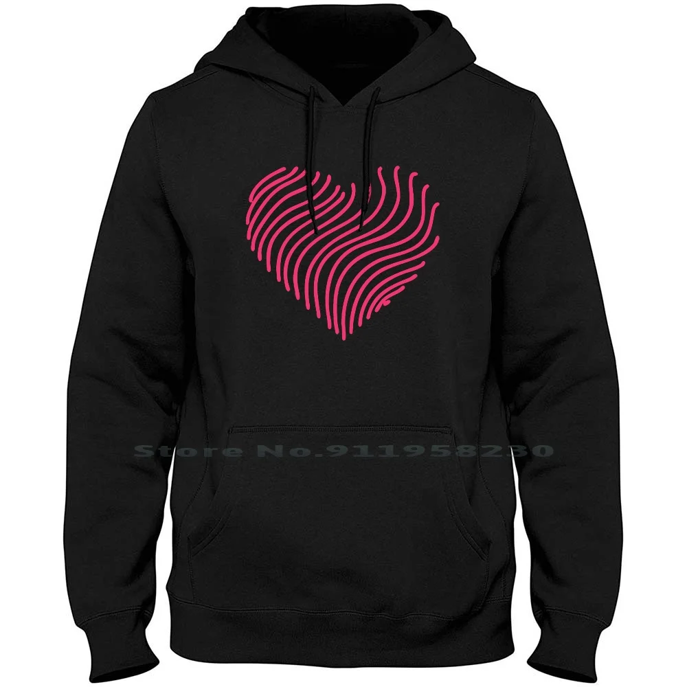 Rippled Heart Men Women Hoodie Sweater 6XL Big Size Cotton Seller Design Quote Heart Tage Sign Logo Idea Ear Art Age Go