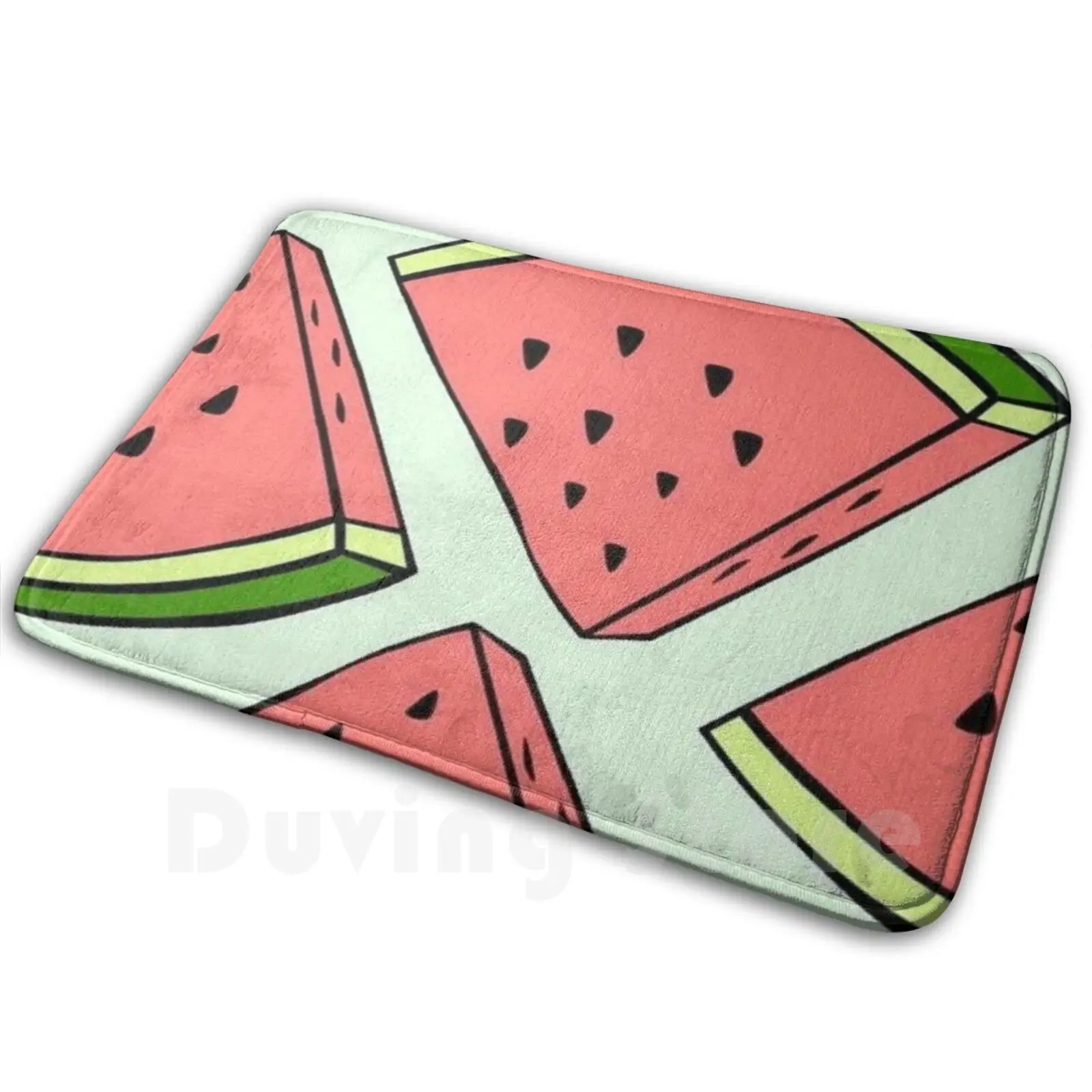 Watermelon Mat Rug Carpet Anti-Slip Floor Mats Bedroom Amy Brown Fairy Fairy Tale Fantasy Fairyland Delivered Bookworm Bubble