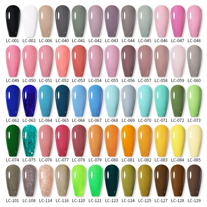 LILYCUTE 7ML Nagel Gel Polnisch UV Semi Permanent Lack Nail art Für Maniküre Set Nail art Malerei UV LED gel Nägel Gel Lack