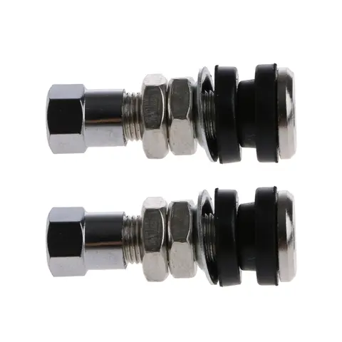 1 Pair Tire Wheel Valve Tubeless No Tube Stem Motorcycle Car Bike ATV Bicycle for motorcycles, motorbike, cars, bicycles