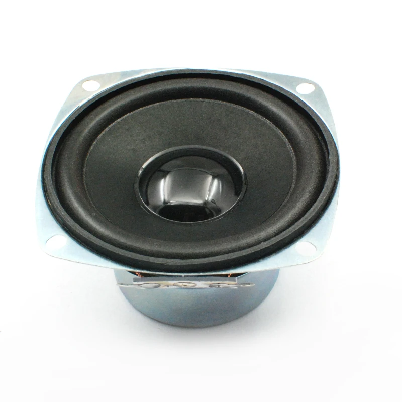 2pcs 3 Inch Full-Range Speaker 4 Ohm 10W Round Square Portable Full frequency Speakers Unit For Home Theater Loudspeakers