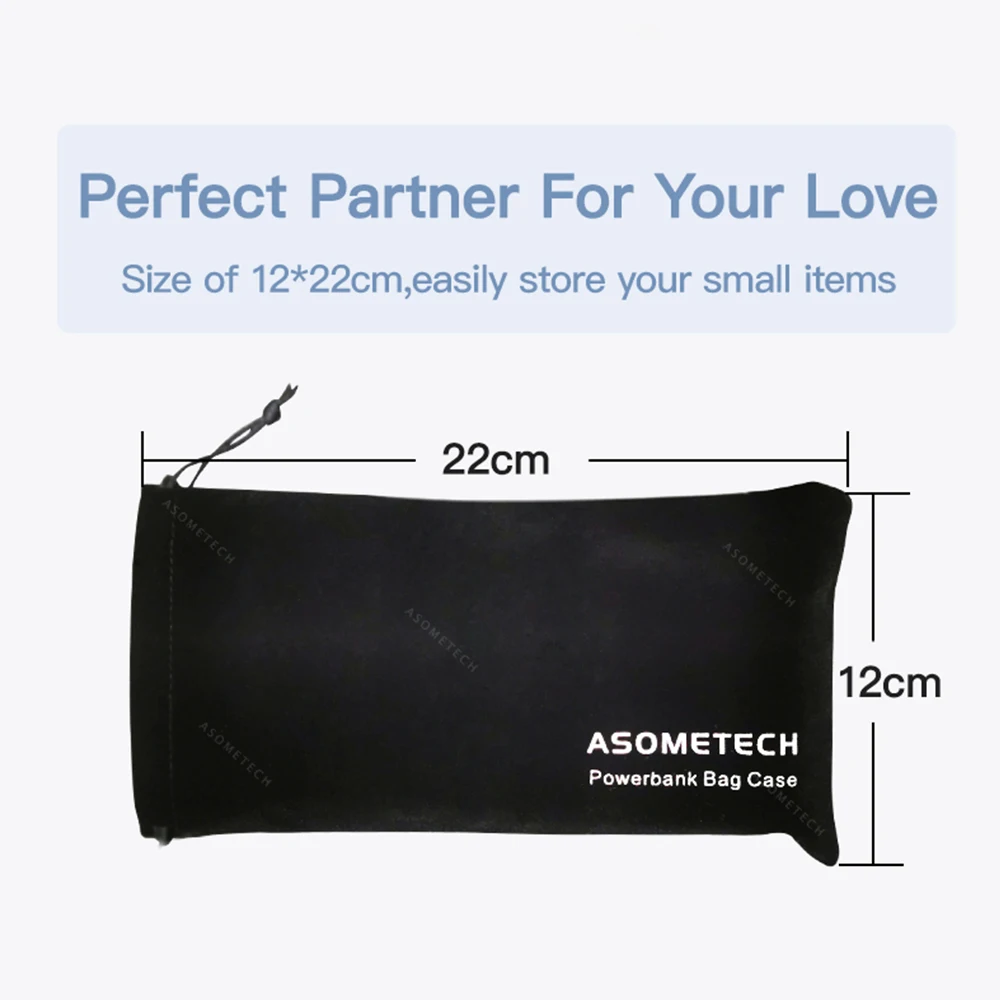 Power Bank Case Phone Pouch For Power Bank Mobile Phone Protection Travel Portable Storage Bag Soft Pouch Case Phone Accessories