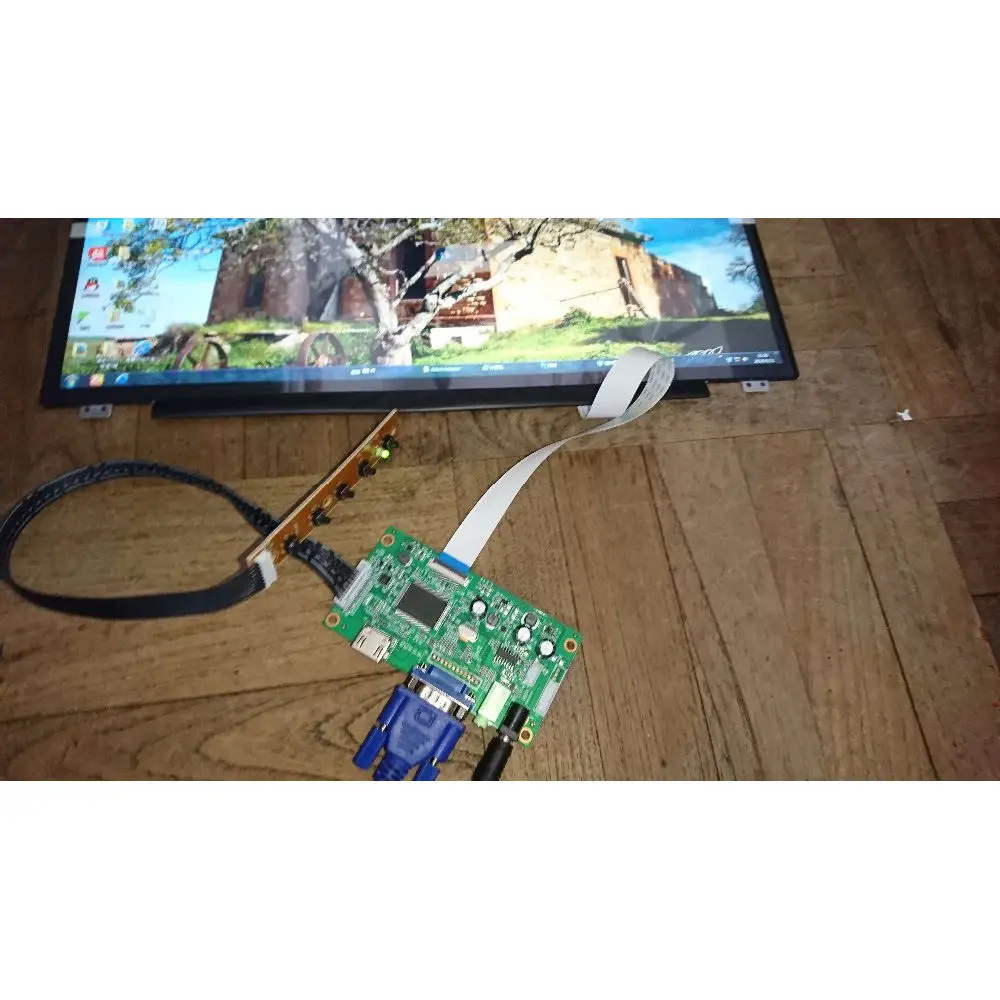 Imagem -05 - Placa Controladora Edp para N173hge-e11 N173hge-e21 N173hge-e23 1920x1080 Painel de Monitor Lcd Led 30pin Kit Hdmi-compatível Vga 17.3