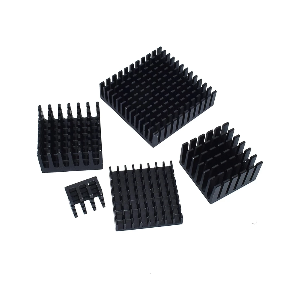 14*14*8mm Golden Black Aluminum Radiator IC Heat Sink Heat Sink 40 x 40 mm x 11 mm / 28 x 28 x 6 / 25 mm