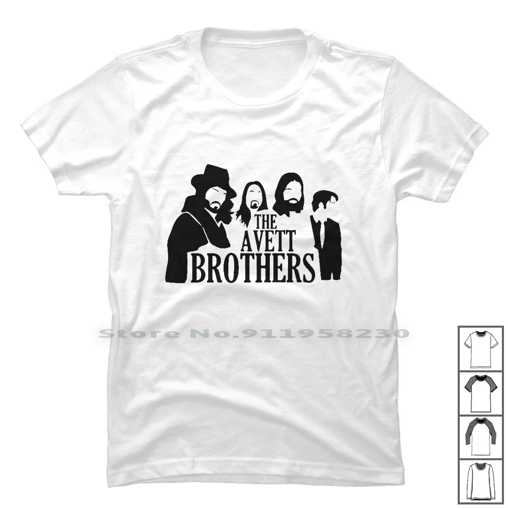 The Avett Brothers T Shirt 100% Cotton Illustration Popular Brother Singer Music Some Band Bro Me Music