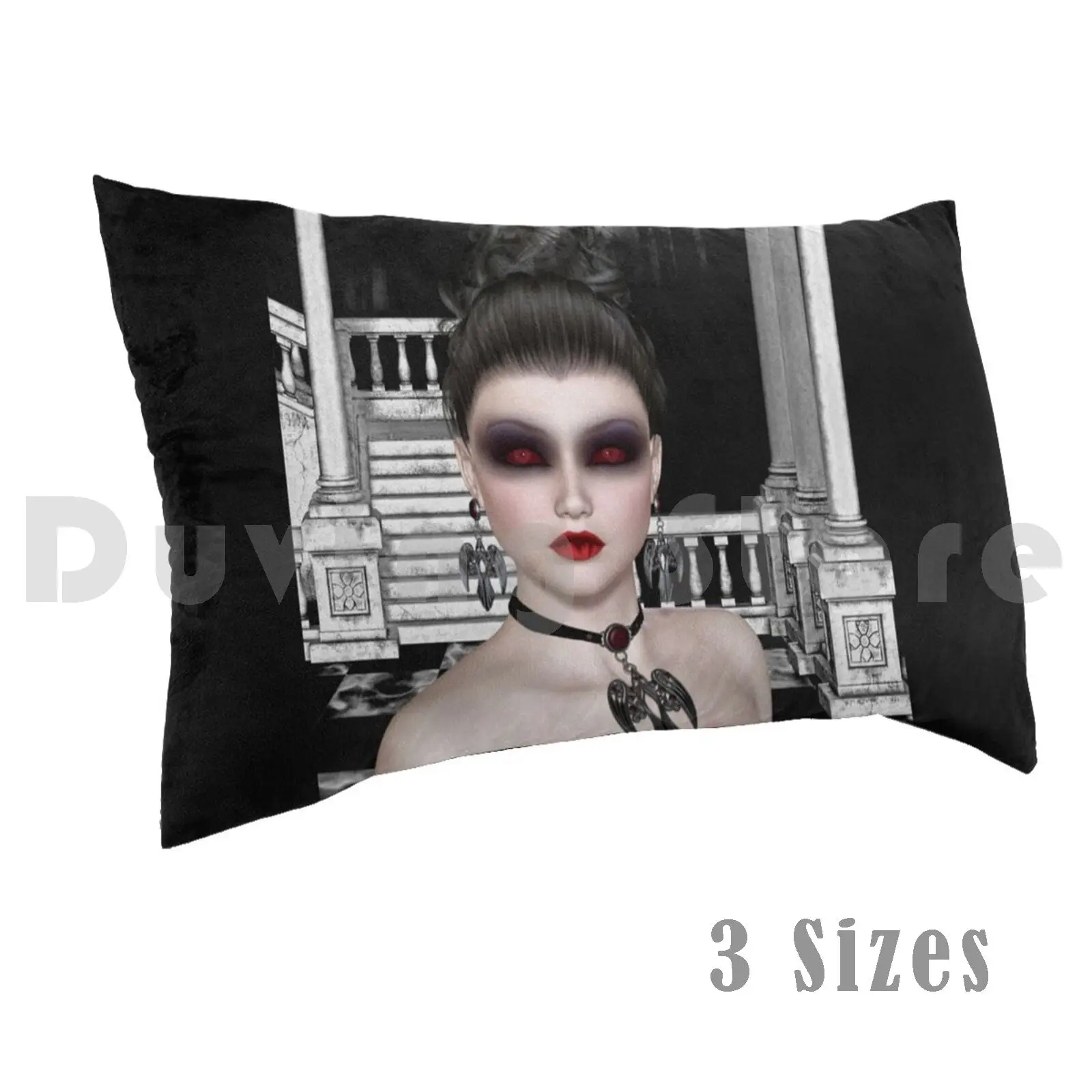 

Wicked Pillow Case Printed 50x75 Witch Vampire Fantasy Creature Undead Gothic Horror Mythical Dark Art Fantasy