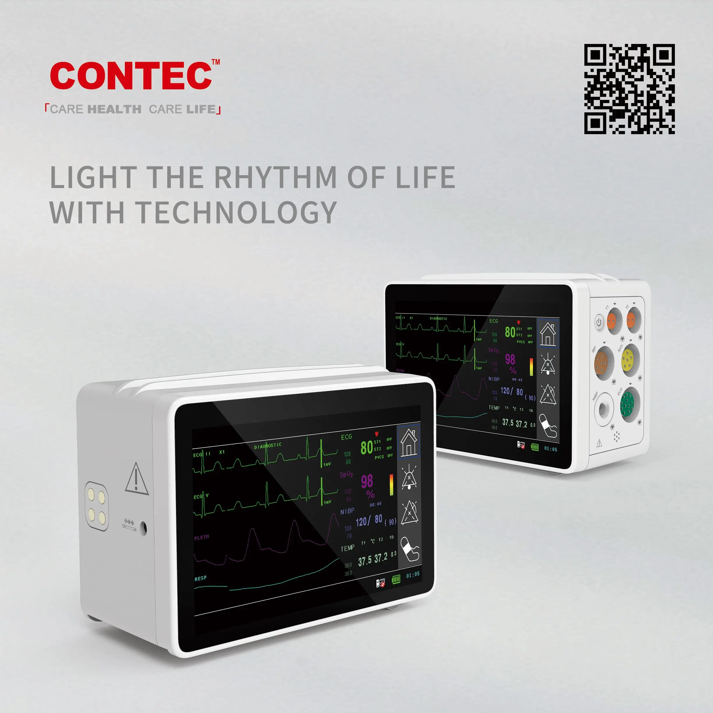 

CONTEC TS1 Patient Monitor 5'' Touch Scree