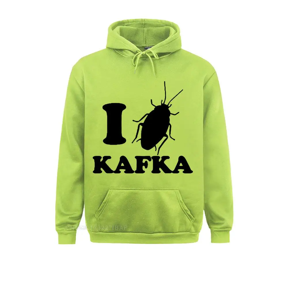 KAFKA Letter Printed Harajuku Hoodies Mens Long Sleeve Cotton Slim Pullovers Harajuku Hoodies Male Sprotwear TEE