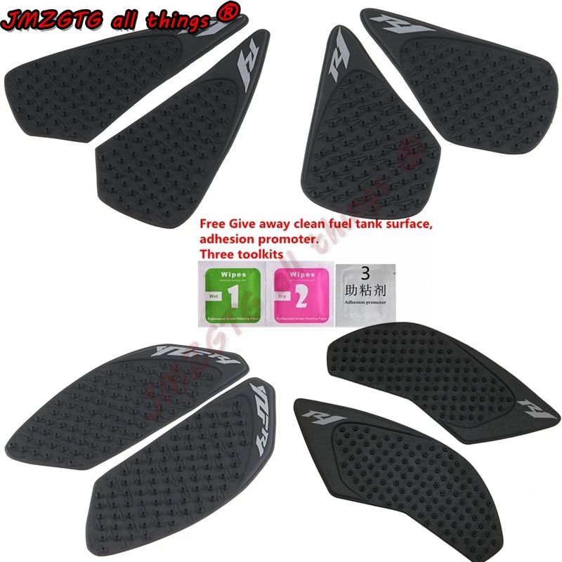 

Motorcycle Tank Grip Pads For YAMAHA YZF R1 R1M R1S Protector Sticker Tank Traction Pad Side