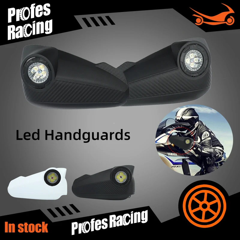 

Motorcycle protection Hand Guard Led Handguards with light Fit Supermoto For ADV DUKE LC4 200 640 690 990 SMR motorcross