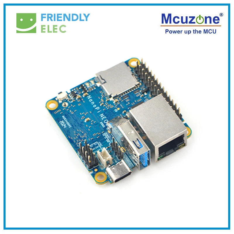 FriendlyElec NanoPi NEO3, 1GB/2GB, DDR4, RK3328, Cortex A53, Quad-core, 64-bi, compatible con Ubuntu Core, repetidor de NEO2, OPENWRT, Hub USB