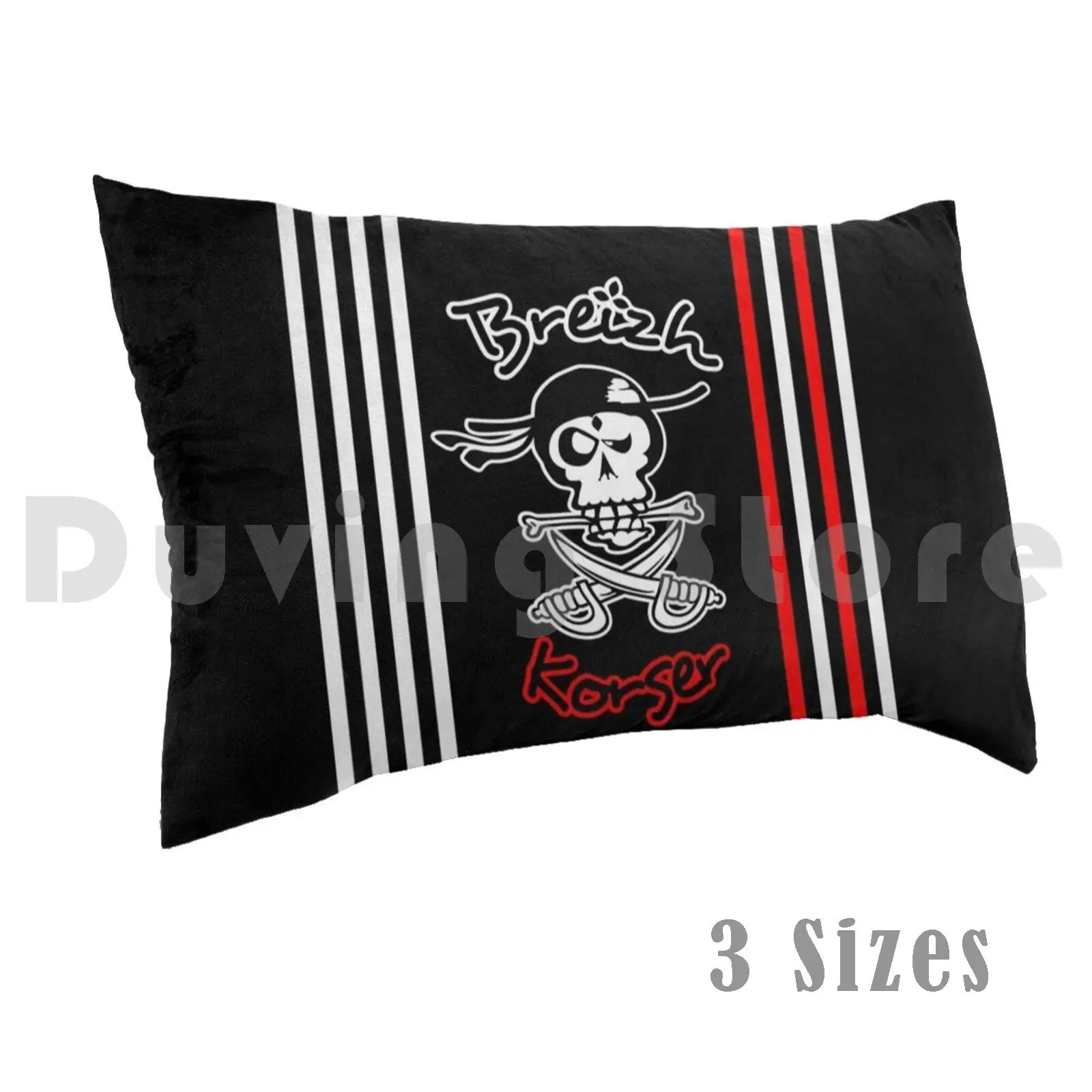 Breizh Korser ( Corsair Of Brittany ) Chap 3 Pillow Case Printed 50x75 Privateer Brittany Breizh Korser Pirate