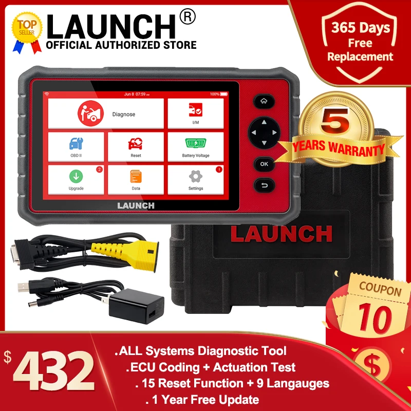 LAUNCH 909E: أداة التشخيص الشاملة للسيارات