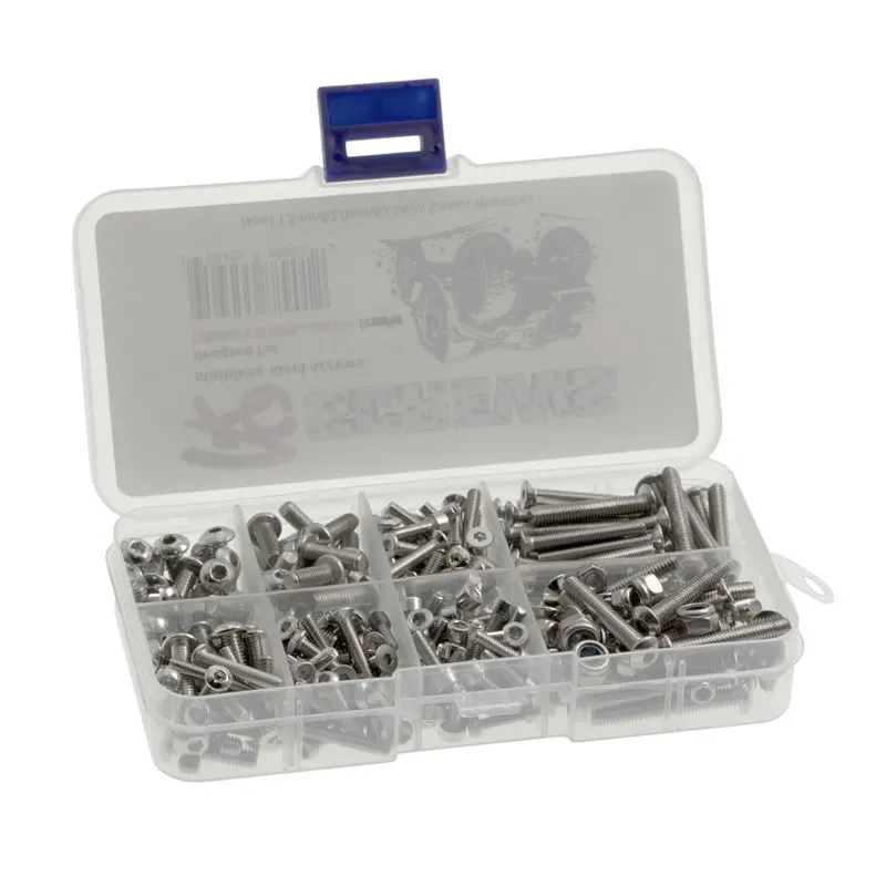 Upgrade Stainless Steel Screws Kit With Box For 1/10 TRAXXAS MAXX #89076-4 Crawler RC Car Repair Tool Parts Replacement