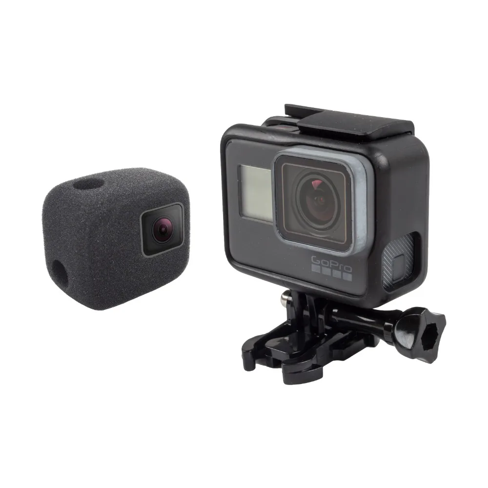 Windshield Wind Noise Reduction Sponge Foam Case Cover Housing For GoPro Hero 5 6 7 Sports Action Camera Accessories