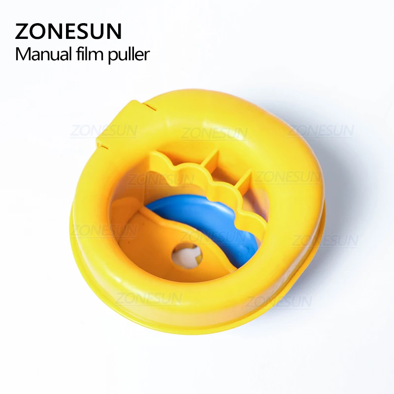 ZONESUN Small Hand Stretch PVC Cling Film Wrap Dispenser With Brake Function Food Wrap Pallet Film Tool For Factory Packing