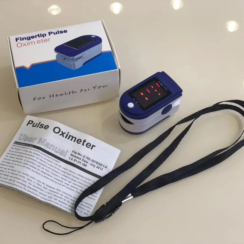 

Fingertip Pulse Oximeter Pulse Heart Rate Blood Oxygen Saturation Heart Monitoring Devices Oximeter Monitoring Oximetro