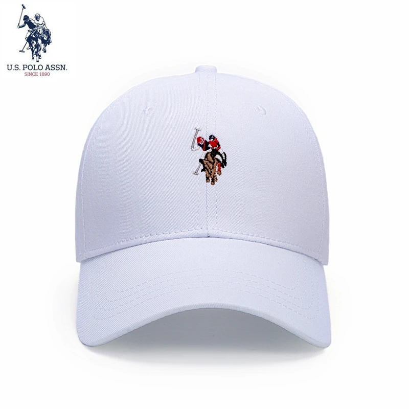 U.S.Polo Assn. Kleur Logo Dikke Harde Top Baseball Cap Mannen En Vrouwen Katoen En Najaar Zonnescherm Caps