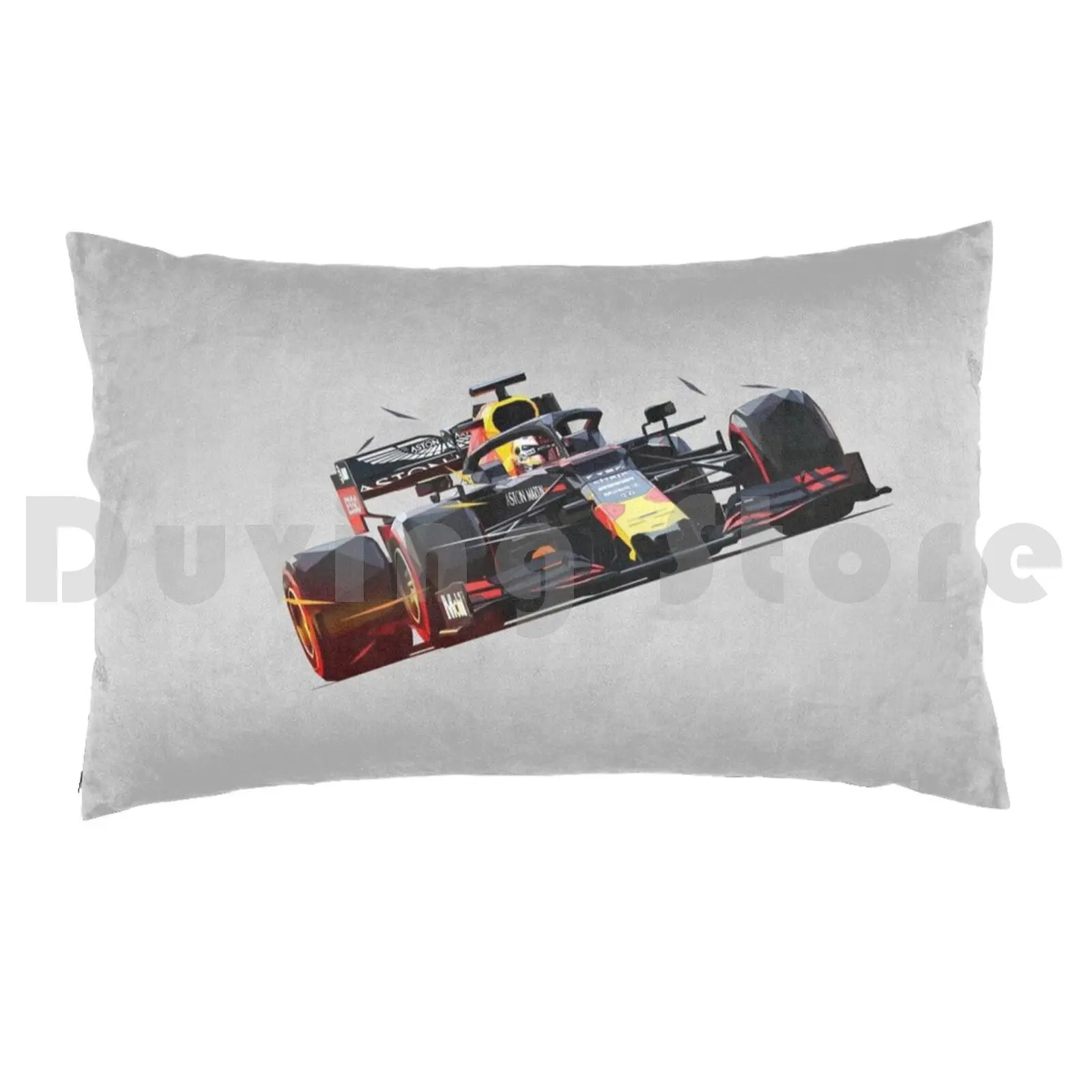 Car Low PolyPillow case Max Grand Prix Race Racing Low Poly