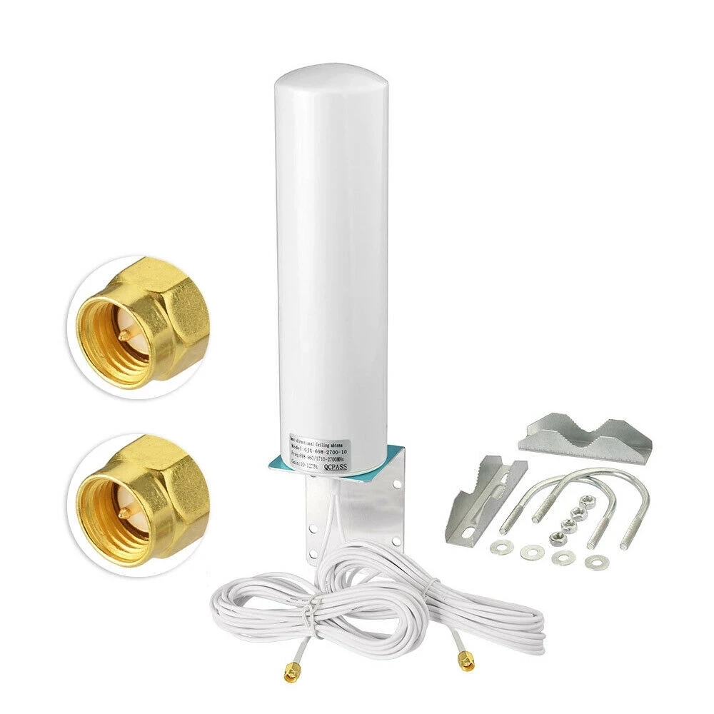 Omni Directional 4G 3G LTE MIMO External Outdoor Antenna for Huawei B535 B715 B593 B525 SMA 5m