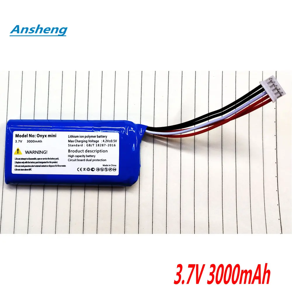 High Quality 3.7V 3000mAh CP-HK07 P954374 battery For Harman/Kardon Onyx Mini Speaker Batterie