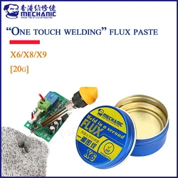 MECHANIC X6 X8 X9 Rosin Flux Solder Paste BGA PCB PGA SMD Soldering Paste Flux For Electric Soldering Iron Welding Fluxes
