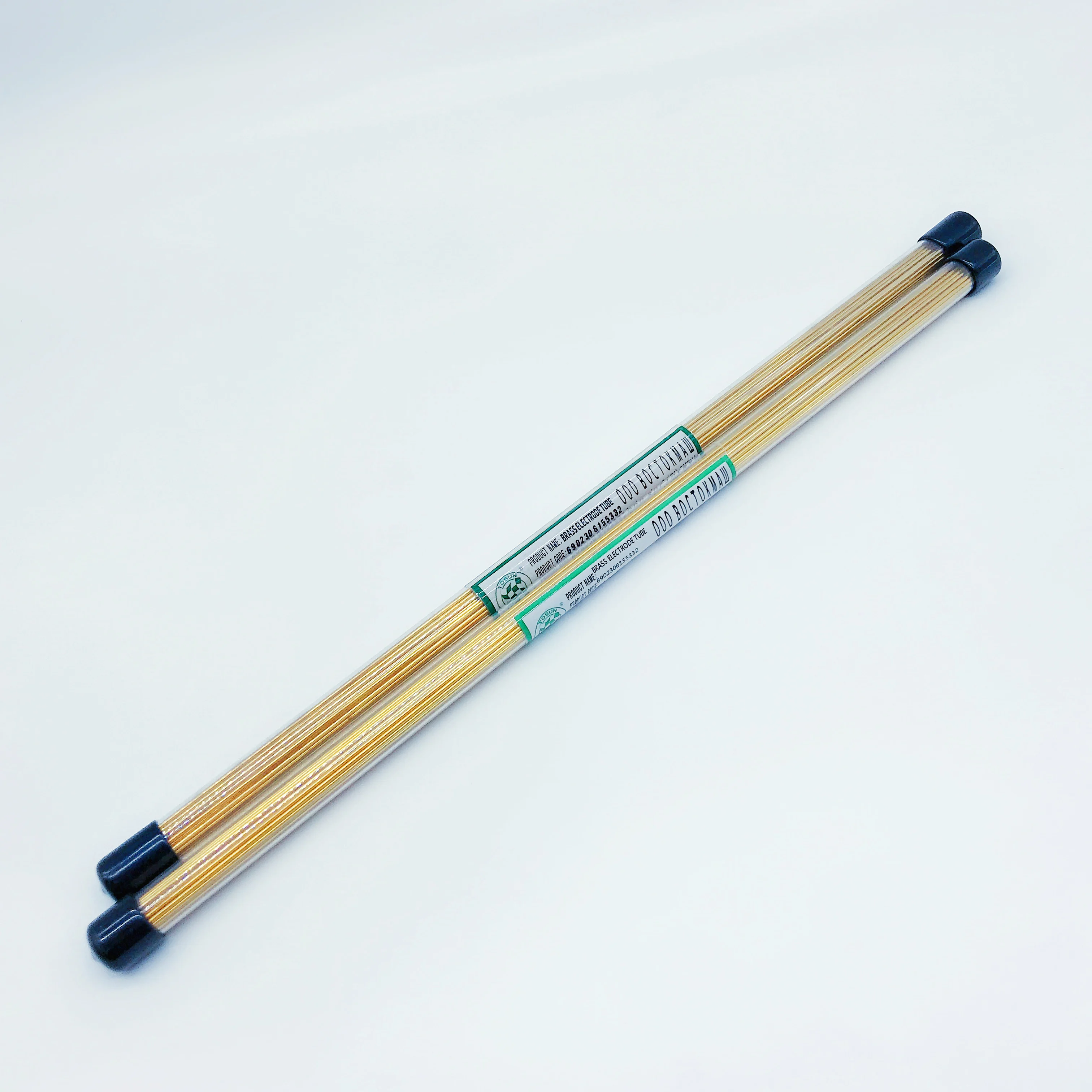ART.230610 tubi per elettrodi in ottone Multi fori 1.0/1.1/1.2/1.3/1.4/1.5*400mm 25 pz/lotto