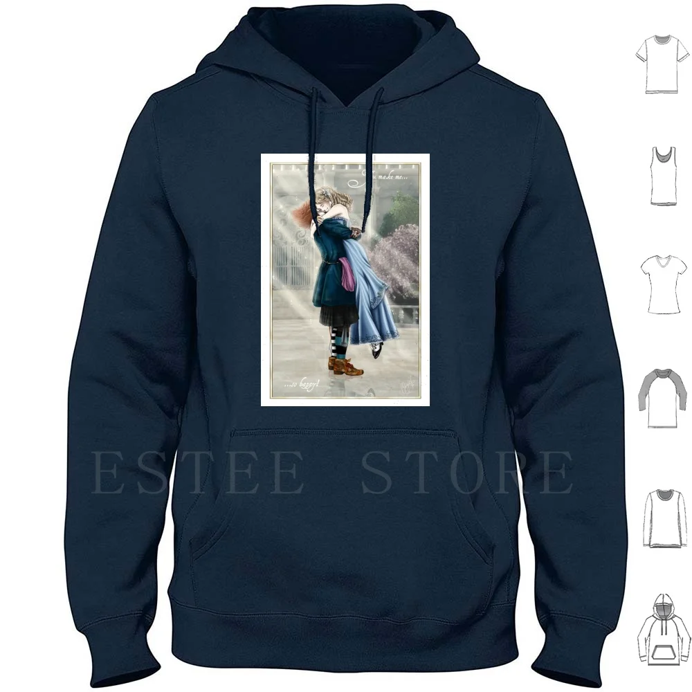 Tienes me hacen tan feliz sudaderas con capucha Alice en 2010 Tim Burton Alice Kingsleigh