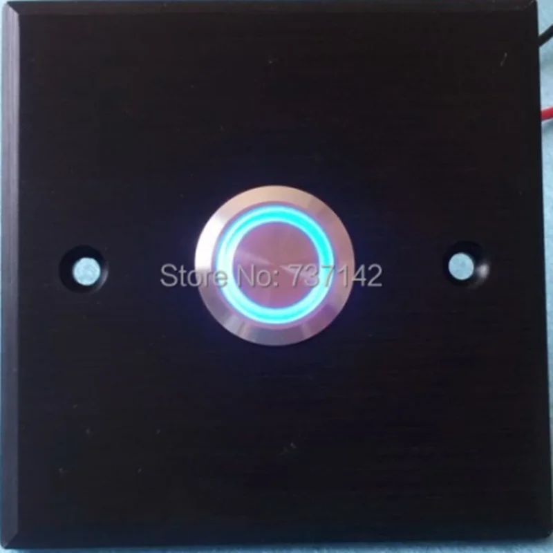 ELEWIND 22mm  Stainless steel door bell button ( PM221F-11E/B/12V/S with silver or  black aluminium plate )