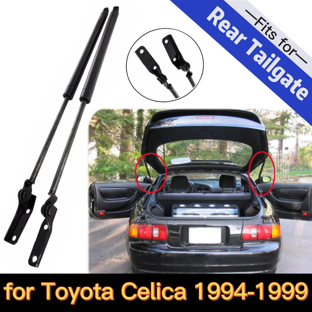 Resortes de Gas Liftgate para Toyota Celica 1994-1999, portón trasero, maletero, resortes de elevación, amortiguadores, amortiguadores, 565mm