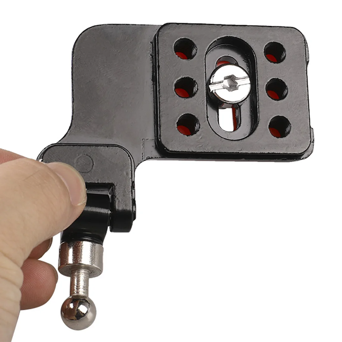 Металлическая складная БЫСТРОРАЗЪЕМНАЯ Монтажная пластина F2 с винтом 1/4 для камер Canon Nikon Sony Pentax DSLR с одним плечевым ремнем