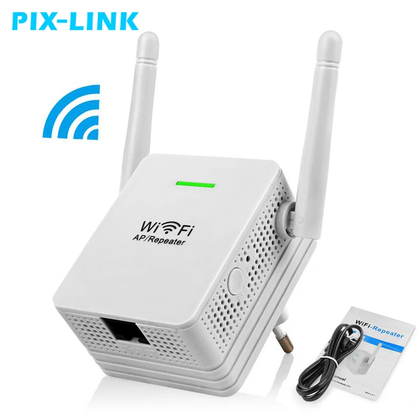 PIXLINK inteligentny Mini Router Wifi Repeater bezprzewodowy szybki 300M transmisja Router sieciowy AP wzmacniacz sygnału WiFi wtyczka