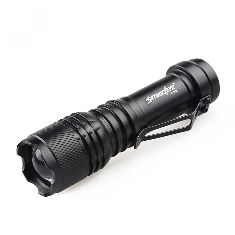 SKYWOLFEYE 300LM XPE Zoomable Mini LED Flashlight Torch Lamp with 3 Modes for Camping / Hiking