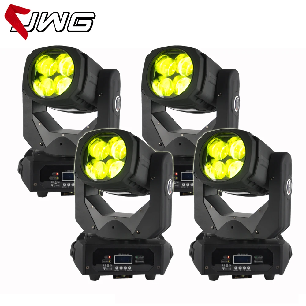 

Disco Lighting 4pcs 25W LED Super Beam 100W Moving Head Stage Light