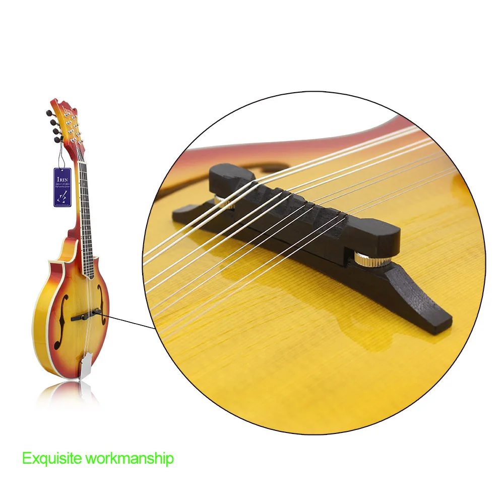 Durable Mandolin Bridge Height Adjustable Rosewood Bridge Universal Mandolin Replacement Parts Stringed Instrument Accessories