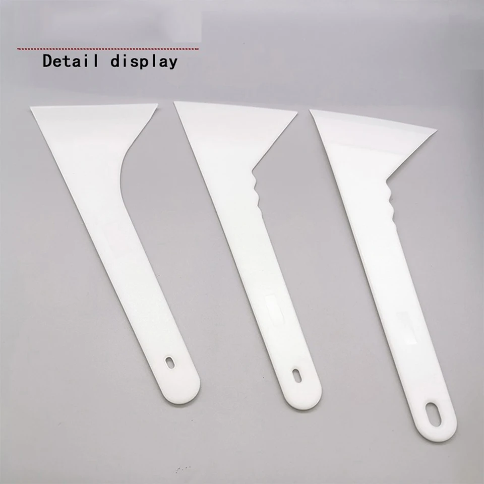 

Professional window tinting tool.White Quick Foot Squeegee With Long Handle and Edge For Window Film Install k41