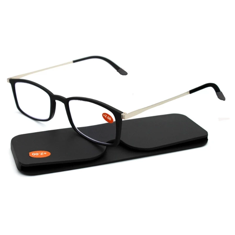 2021Ultra HD Anti-blue Paper Reading Glasses Mobile Phone Portable Flat Reading Glasses Comfortable Anti-fatigue Reading Glasses