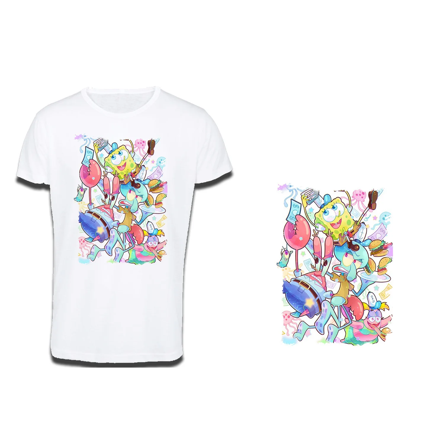 T-SHIRT cotton touch A3 CHARACTERS UNDER THE SEA cotton touch T-shirt