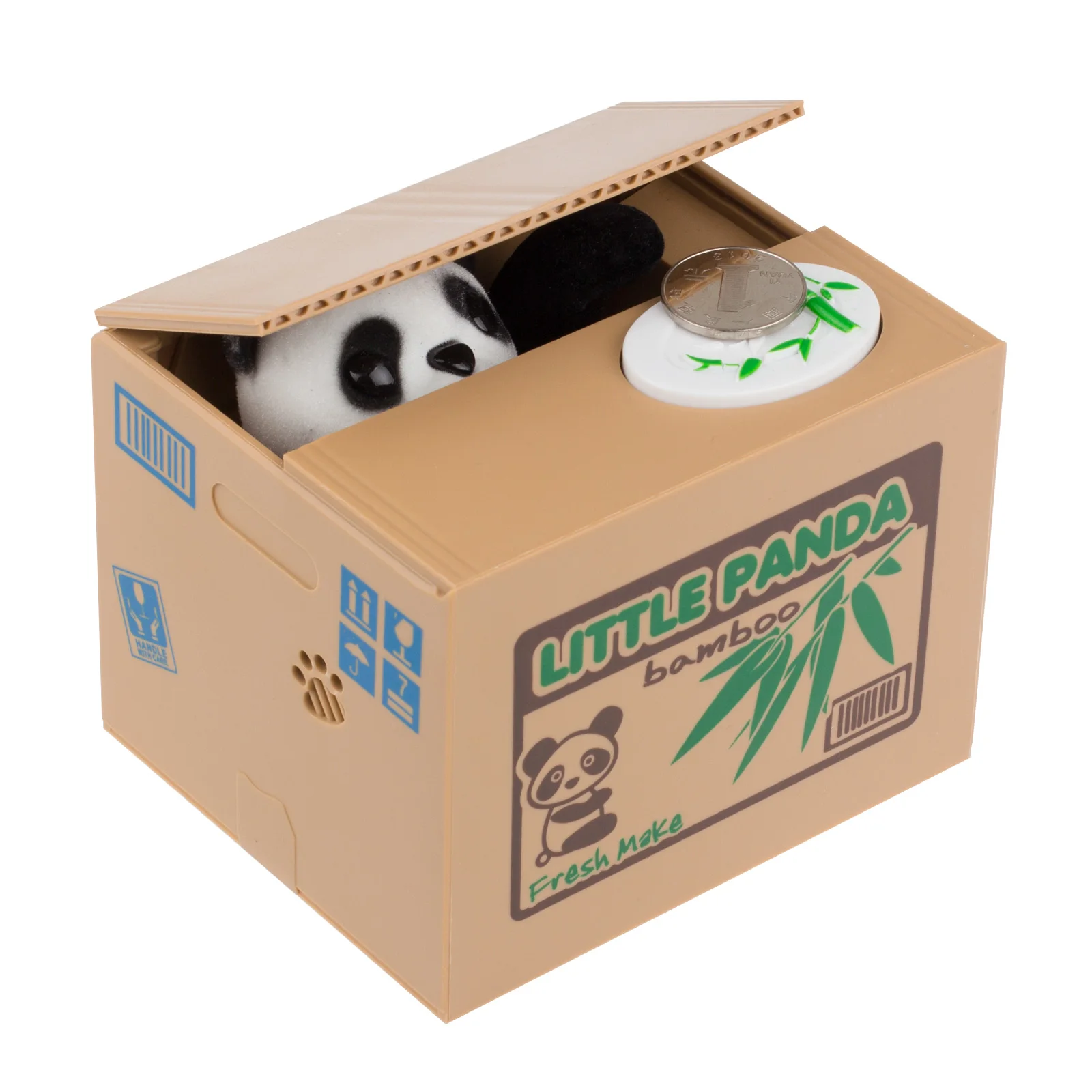 Panda Cat Thief Money Boxes Toy Piggy Banks Gift Kids Money Boxes Automatic Stole Coin Piggy Bank Money Saving Box Moneybox