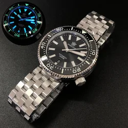 Orologio subacqueo da uomo, orologi automatici da uomo STEELDIVE 1000m orologio da polso meccanico con tonno impermeabile C3 orologio con lunetta in ceramica luminosa