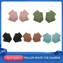 New 2 Pair Protective Cover Ice Skates PU Leather Roller Skate Protectors Guard Protectors