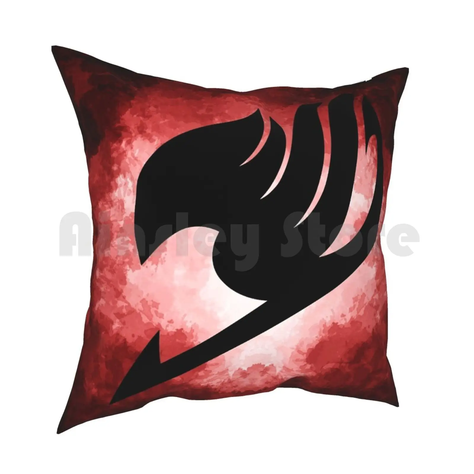 Fairy Tail-Logo Pillow Case Printed Home Soft DIY Pillow cover Fairy Tail Logo Fairy Tail Logo Fairy Tail Natsu Lucy Erza