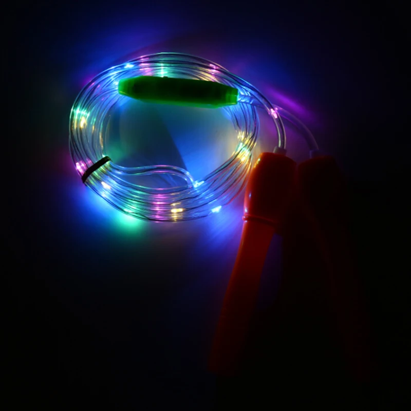 Fitness Jump Rope Cross Fit Workout LED Light Skipping Ropes Jumping Rope For Man Woman Children Speed Cardio Gym Excercise