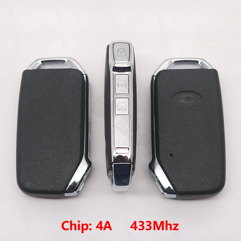 3 Buttons Car Keyless Smart Remote Key Q2000 433Mhz with 4A Chip for KIA K5 Forte Sportage after 2017 Year Intelligent Smart Key