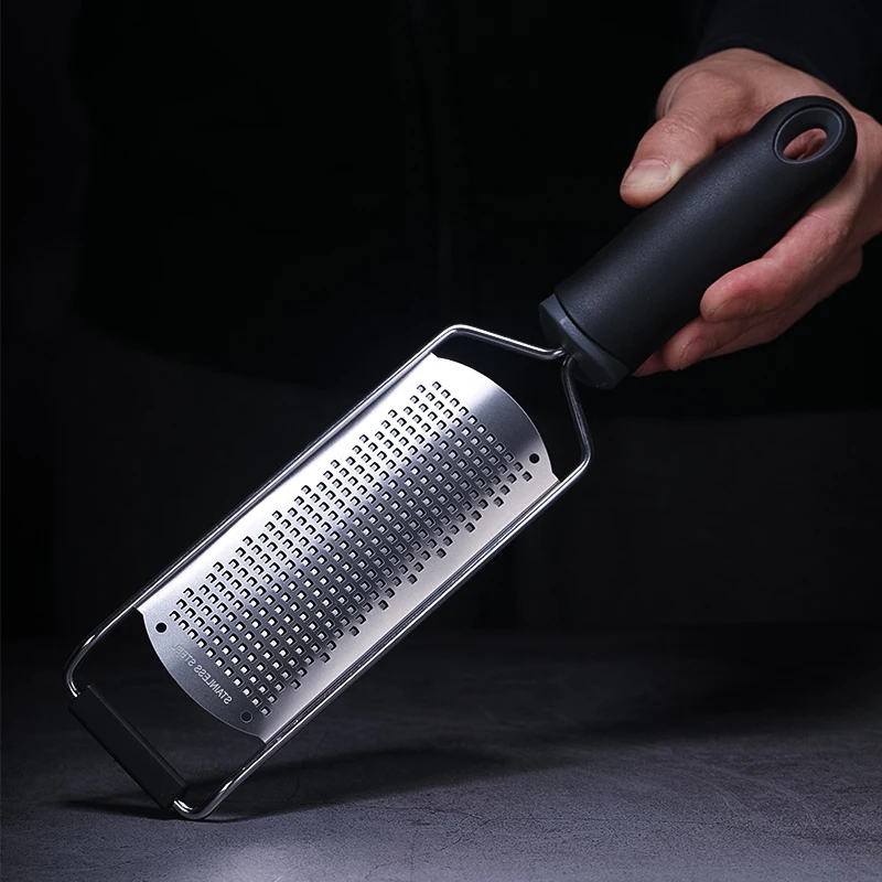 Cheese Grater  Vegetable Peeler, Lemon Zester, Soft Grip Handle, Stainless Steel Fine Blades with Protector