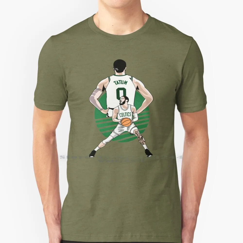 Jayson Tatum 100% Cotton T Shirt Jayson Tatum Basketball Jaylen Brown Boston Sports Kemba Walker Michael Tom Brady Bball Celts