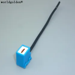 Worldgolden H1 Car Headlights Ceramic Socket High Temperature Resistance Socket Plug Fire Retardant