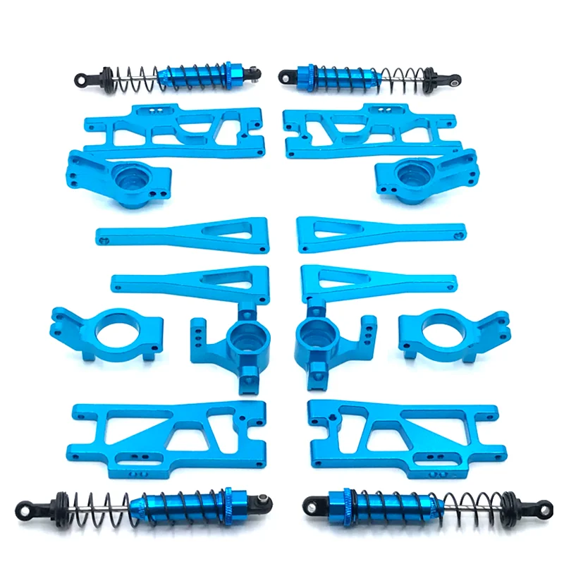 

SuItable For WLtoys 104009 12402 12409 RC Car Parts Metal Upgrade And Modification 9-piece Set