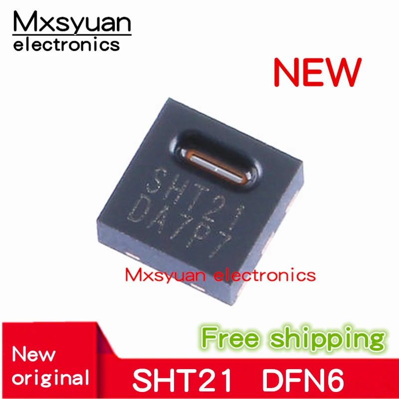 2pcs~10pcs/LOT New original SHT21 DFN-6 Digital temperature and humidity sensor IC