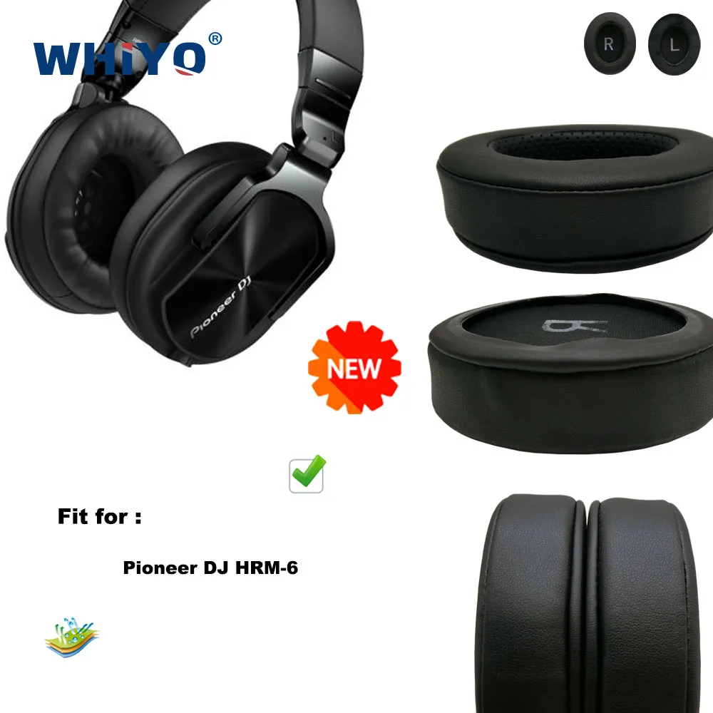 

New Upgrade Replacement Ear Pads for Pioneer DJ HRM-6 Headset Parts Leather Cushion Velvet Earmuff Earphone Sleeve Cover